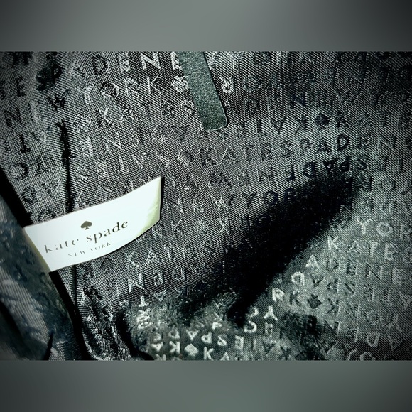 Kate Spade Black Crossbody Bag with Blue Scarf Accent - Picture 11 of 15